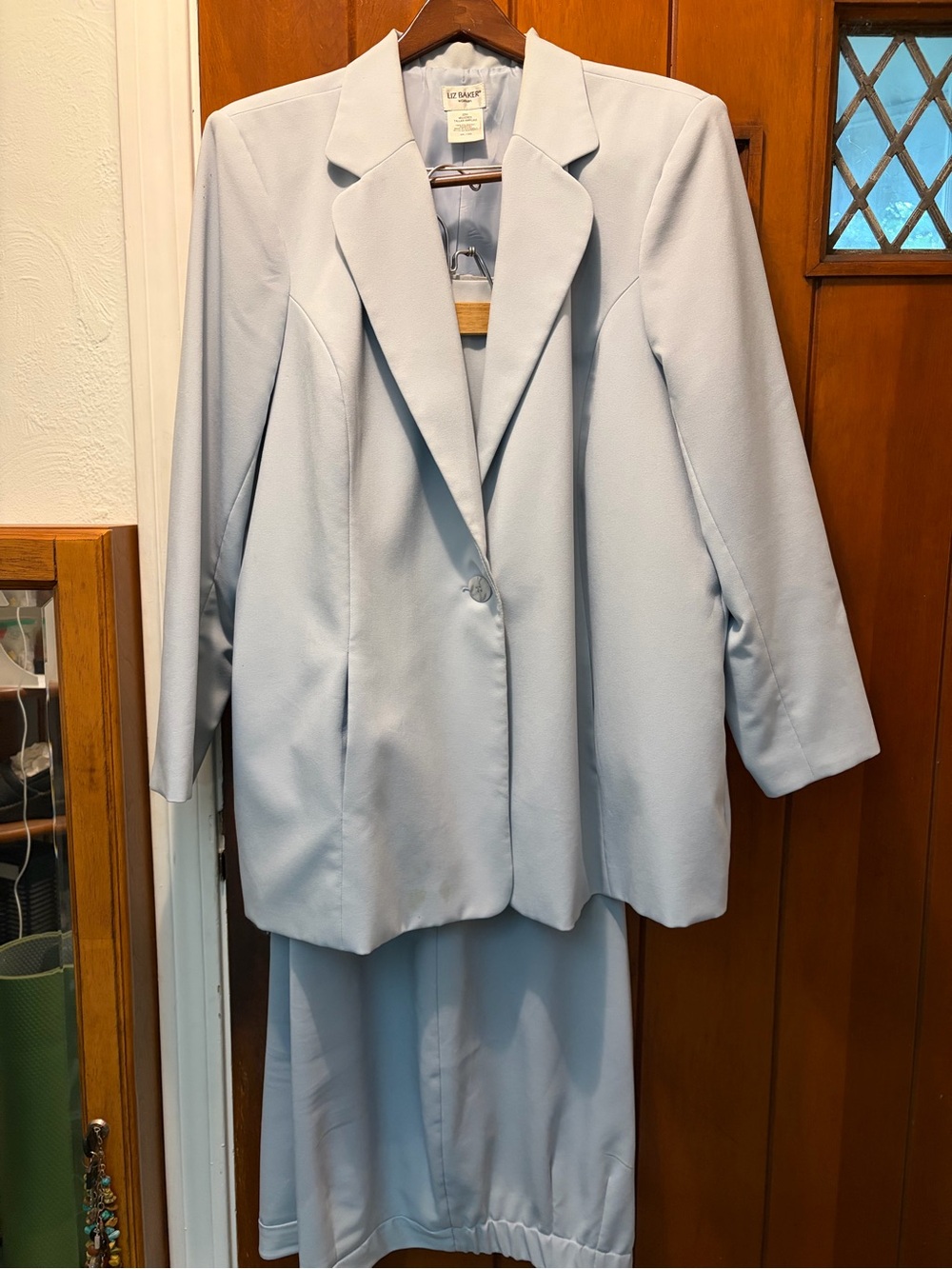 Pant Suit Light Blue Liz Baker